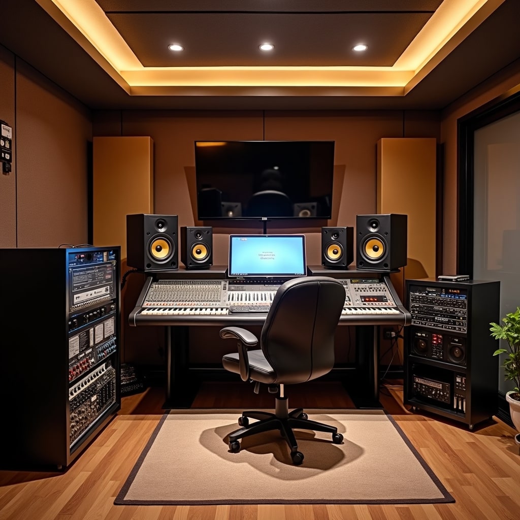 Regieraum des Miles Music Studios